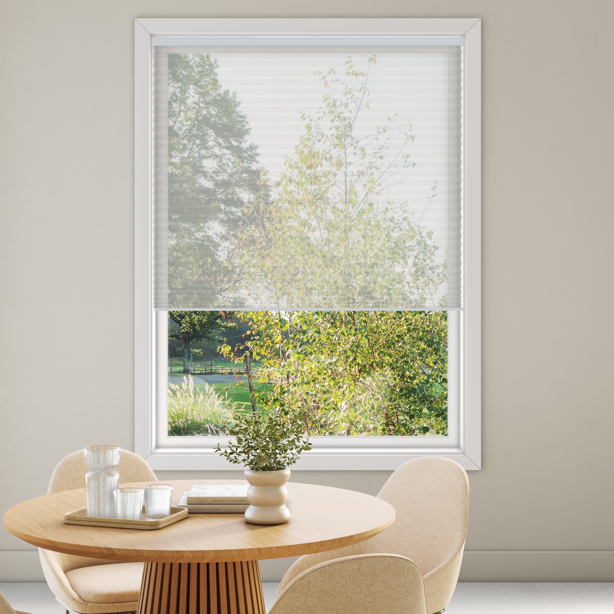 Luna Sheer 6120 Pleated Blind