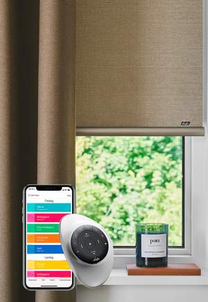 Lag på lag, rullegardin med PowerView® Automation og gardinlengde